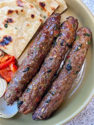  Seekh Kebab: Un voyage savoureux à travers les épices parfumées et la texture juteuse de la viande grillée !