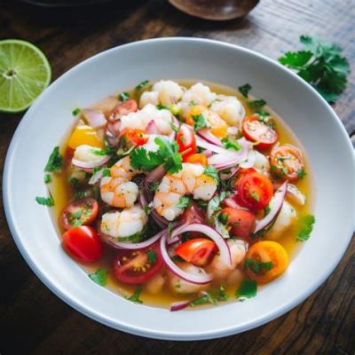  Ceviche de Camarón: Un Voyage Fruité à Travers des Mers Piquantes !